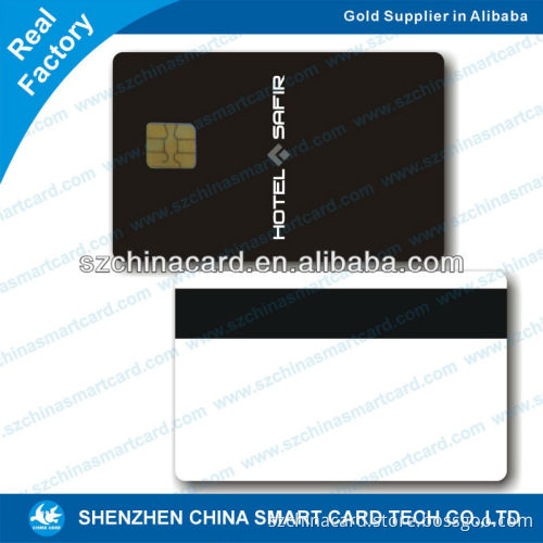 plastic pvc smart card sle5542 contact chip card